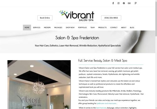 Vibrant Hair Salon & Spa in Fredericton New Brunswick