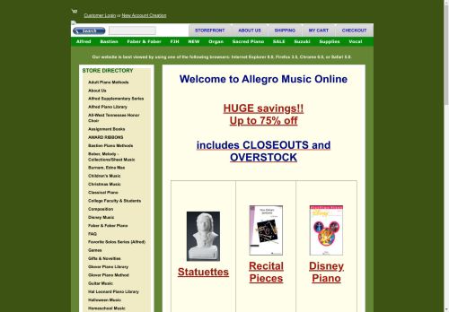 Allegro Music Online 