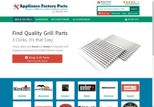 Appliance Factory Parts