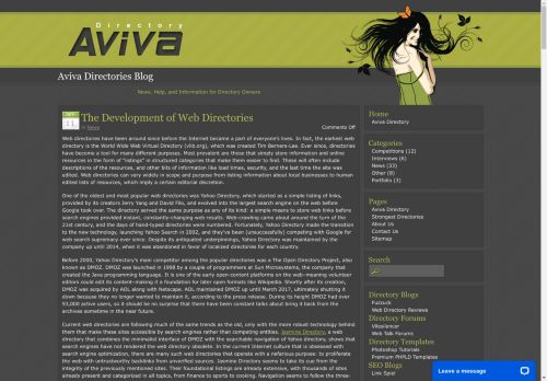 Aviva Directory: Blog