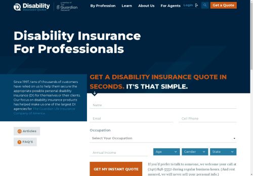 Guardian Disability Insurance Brokerage