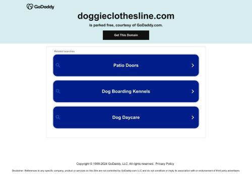 Doggie Clothesline