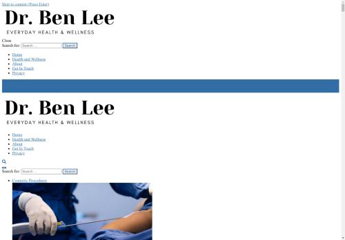 Denver Plastic Surgeon, Dr. Ben Lee