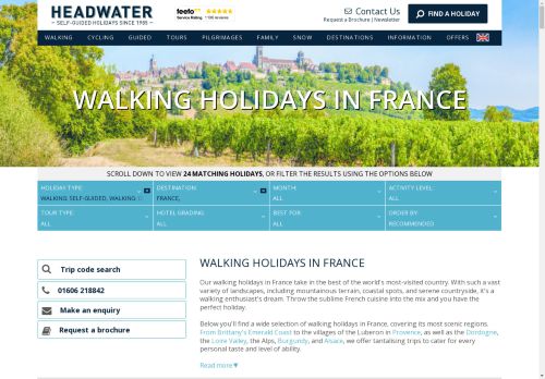 Headwater Holidays Limited: Walking holidays in France