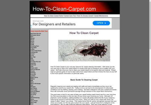 How To Clean Carpet