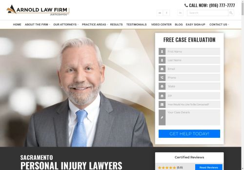 Arnold Law Firm | Personal Injury Lawyers in Sacramento CA
