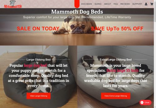 Mammoth Dog Beds 