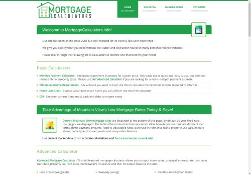 Mortgage Calculators.info
