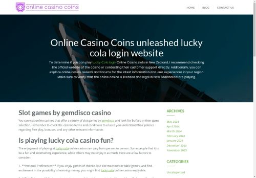 Online Casino Coins