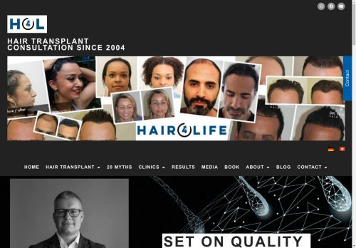 Hairforlife-international.com - Consultation for Hair Transplant
