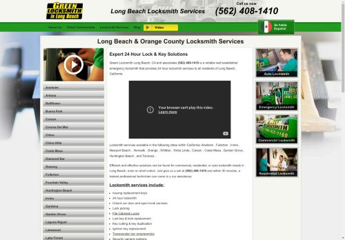 Green Locksmith | Premium Lock & Key Solutions  in Long Beach CA