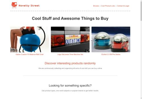 NoveltyStreet | Cool stuff to buy and unique gift ideas