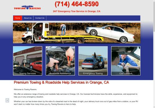 Towing Ravens | 24hr Towing & Roadside Services in Orange, CA