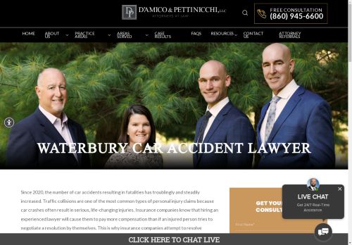 D’Amico & Pettinicchi, LLC | Car Accident Attorneys in Waterbury CT