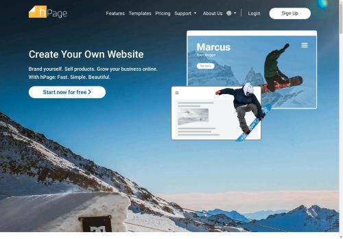 hPage.com | Free Website Builder