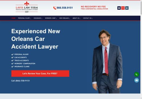 Lavis Law Firm | Personal Injury Attorneys in New Orleans LA