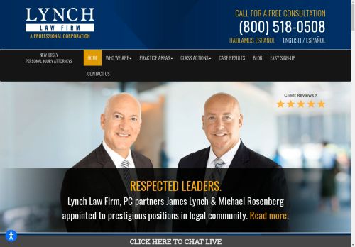 Lynch Law Firm | New Jersey Personal Injury Lawyer