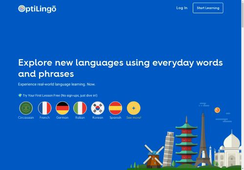 OptiLingo | Learn a new language