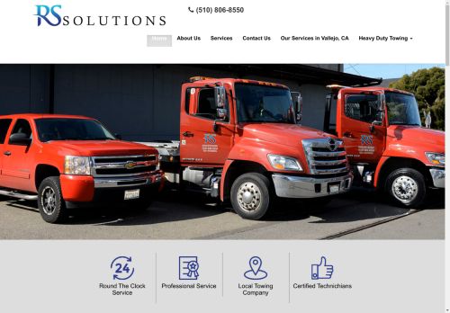 RS Solutions | Premium Towing And Roadside Assistance In Richmond, CA