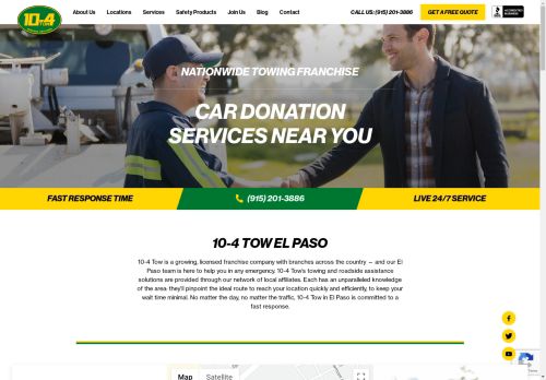 10-4 Tow Of El Paso - 24/7 Fast Towing Solutions
