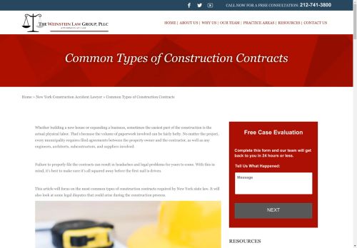 Common Types of Construction Accidents