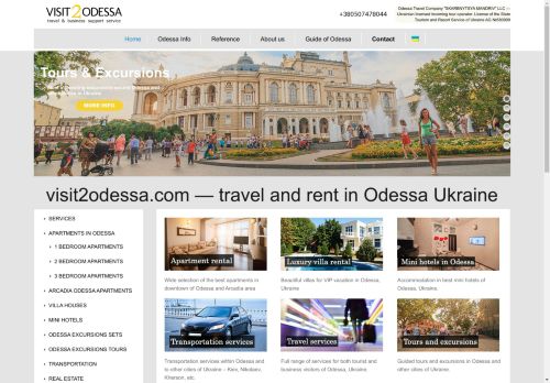 Visit2Odessa | Travel accommodation and visitor services in Odessa Ukraine
