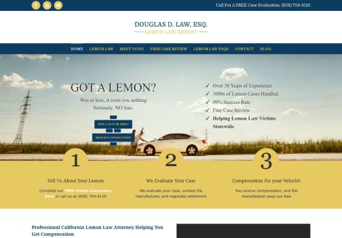 Douglas D. Law, Esq. | California Lemon Law attorney
