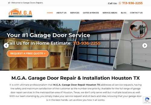 M.G.A. Garage Doors | Garage Door Repair services in Houston TX