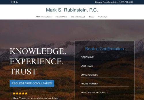 Mark S. Rubinstein, P.C. | Criminal Defense and Personal Injury attorney in Colorado