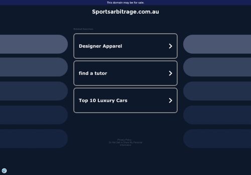 Sports Arbitrage Australia