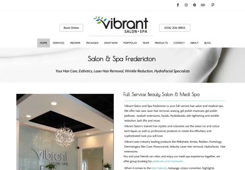 Vibrant Hair Salon & Spa in Fredericton New Brunswick