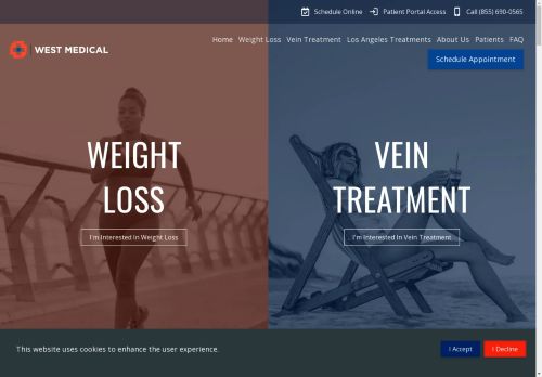West Medical | Weight Loss, ENT Services & Vein Treatment medical network in Southern California