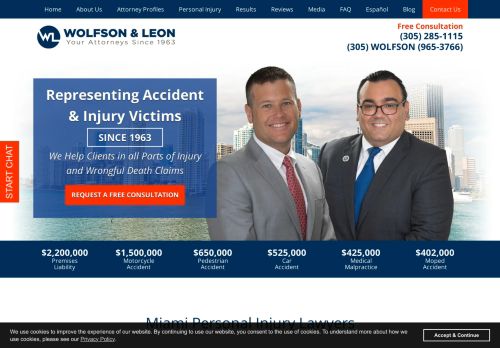 Wolfson Law Firm, LLP | Miami FL Car Accidents and Personal Injury Attorneys