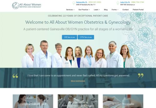All About Women Obstetrics and Gynecology | Obstetricisians in Gainsville FL
