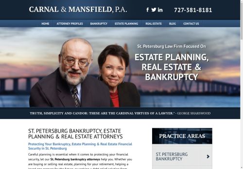 Carnal & Mansfield, P.A. | Bankruptcy and estate planning attorneys in St. Petersburg FL