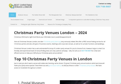 Christmas Venues London