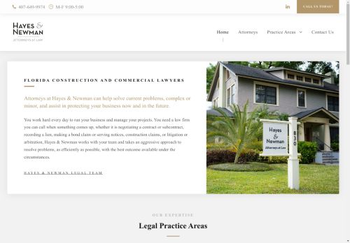 Hayes Law, P.L. | Board Certified Florida Construction Law Attorneys