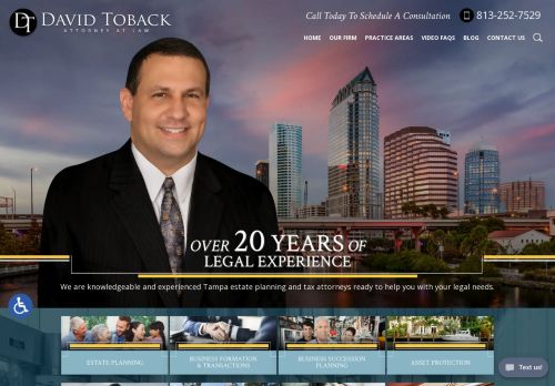 David Toback Attorney at Law | Estate Planning in Tampa FL