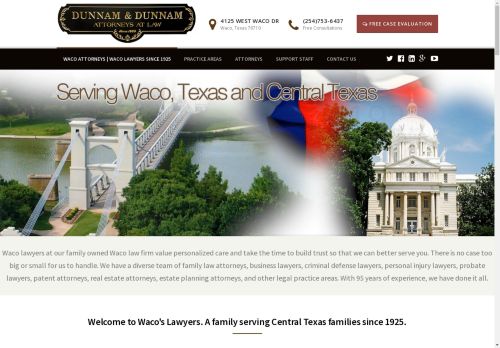 Dunnam & Dunnam Attorneys at Law | Personal Injury Attorneys in Waco TX