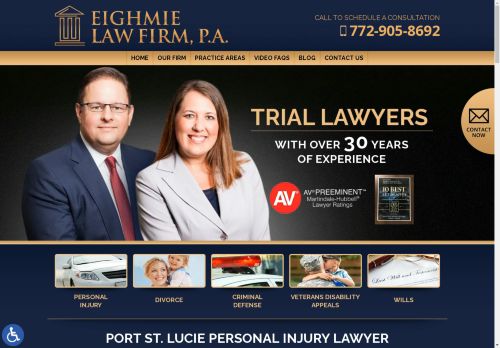 Eighmie Law Firm, P.A. | Port St. Lucie, Stuart & Fort Pierce FL Personal Injury attorneys