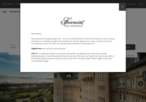 The Fairmont Hotel MacDonald