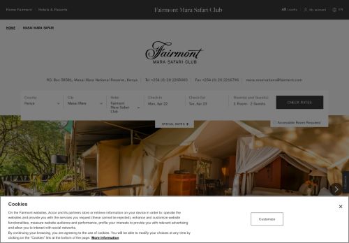 Fairmont: Mara Safari Club
