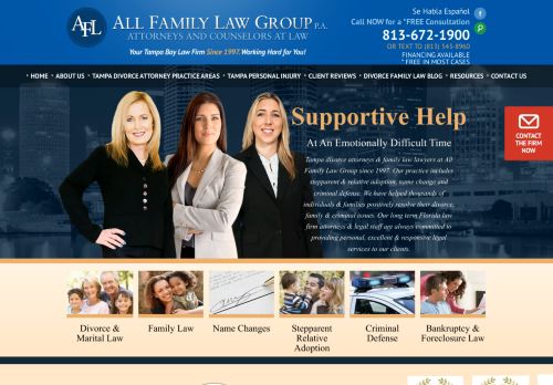 All Family Law Group, PA | Divorce Attorneys in Tampa FL
