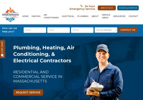 Gervais Mechanical: Plumbing Heating & A/C Contractors