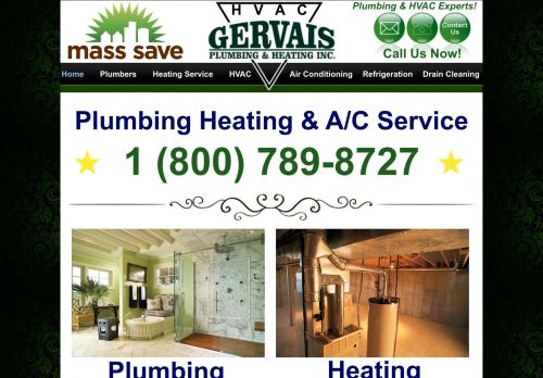 Gervais Plumbing Heating & Air Conditioning in Worcester MA