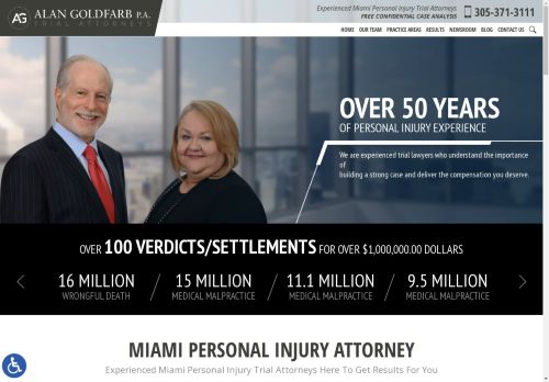 Alan Goldfarb, P.A.| Experienced Personal Injury Trial Attorneys in Miami FL