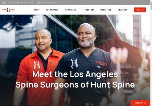 Hunt Spine | Los Angeles Spine Surgeons
