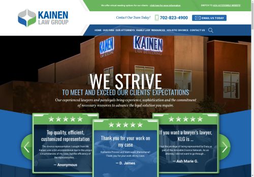 Kainen Law Group, PLLC | Family Law and Divorce Lawyers in Las Vegas NV