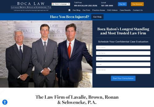 Lavalle, Brown & Ronan, Attorneys at Law | Personal Injury lawyers in Boca Raton FL