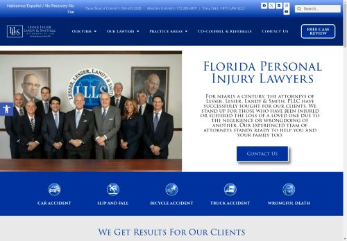 Lesser, Lesser, Landy & Smith PPLC | Personal Injury Attorneys in West Palm Beach and Boca Raton FL